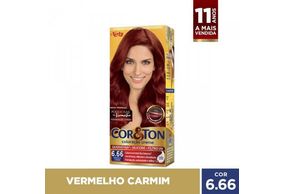 Tintura Cor & Ton 6.66 Louro Escuro Vermelho Mini Kit