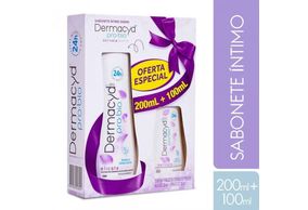 Sabonete Intimo Dermacyd Pro Bio Delicta Jasmim líquido, 1 unidade com 200mL + 1,99 leve 100mL