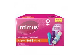 Absorvente Intimus Super 8 Unidades