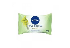 Sabonete Hidratante Nivea Erva-doce e óleos, barra, 1 unidade 85g