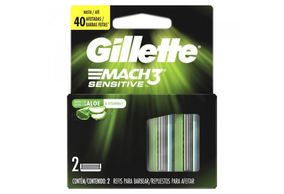 Carga Gillette Mach3 Sensitive 2 unidades