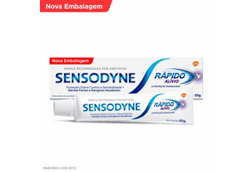 Creme Dental Original Sensodyne Rápido Alívio & Proteção Duradoura Caixa com 50g