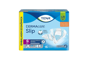 Fralda Geriátrica DermaCare Slip Tena Tamanho G 16 Unidades