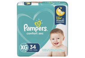 Fralda Pampers Confort Sec Xg 34 Unidades