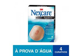 Curativo Nexcare Tegaderm Transparente Prova D'Água 4 unidades