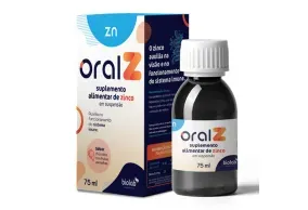 OralZ Chocolate com Frutas Vermelhas Suplemento Alimentar de Zinco 75 ml