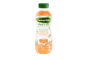 Tamarine Dual Fit Sabor Tangerina, Pêssego e Chá Branco 400ml