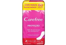 Protetor Diário Carefree Proteção com Perfume 80 unidades