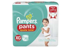 Fralda Pampers Pants Mega Xg 32 unidades