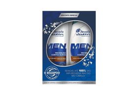 Shampoo Head & Shoulders Men Prevenção Contra Queda 2 unidades com 200mL unidades