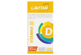 Lavitan Infantil Vitamina D Gotas Sabor Limão 30ml