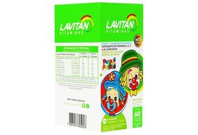 Lavitan Kids 60 Comprimidos Mastigáveis