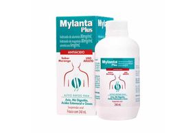 Mylanta plus morango 80mg/mL + 80mg/mL + 6mg/mL 240ml suspensão oral