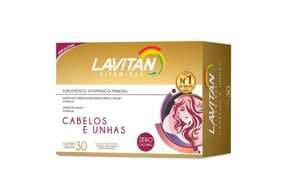 Lavitan Cabelo/Unhas 30 cápsulas