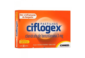 Ciflogex Laranja c/ 12 pastilhas