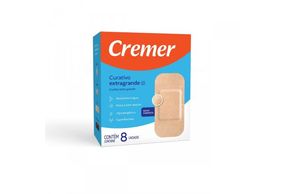 Curativo Extragrande Bege Cremer 8 Unidades