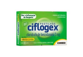 Ciflogex Diet mel e limão c/ 12 pastilhas