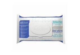 Toalhas Umedecidas FeelClean para Higiene adulto c/ tampa flip top c/ 40 un. 26cmx15cm