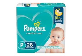 Fralda Pampers Confort Sec P 28 unidades