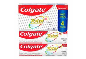 Creme Dental Colgate T12 Clean Mint Leve 4 Pague 3 90g