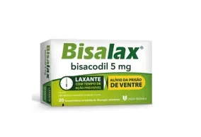 Bisalax 5mg 20 drágeas