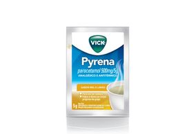 Vick Pyrena Chá Para Gripe Sabor Mel e Limão 5g