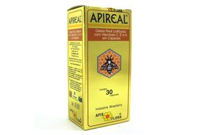 Apireal Geleia Real Apis Flora 30 cápsulas