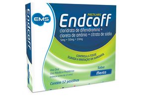 Endcoff sabor menta 12 pastilhas