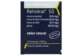 Rehidrat 50,84mg/g + 66,82mg/g + 59,77mg/g + 822,64mg/g 4 envelopes