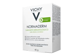 Sabonete Dermatológico Vichy Normaderm Pele Oleosa e Acneica barra 40g