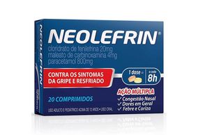 Neolefrin 400mg + 20mg, 400mg + 4mg 20 comprimidos