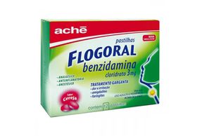 Flogoral Cereja 12 pastilhas