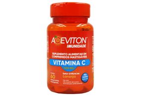 Aceviton Imunidade Sabor Laranja 500mg 60