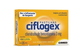 Ciflogex mel e limão c/12 pastilhas