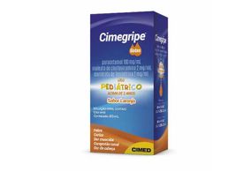 Cimegripe Laranja 100mg + 2mg + 2mg 20ml