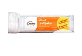 Algodão em Disco Cremer leve 100 pague 85 unidades