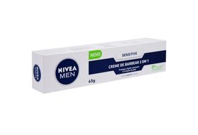 Creme de Barbear Nivea Men Sensitive 2 em 1  65g