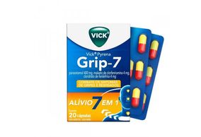 Vick Pyrena Grip 7 20 Cápsulas