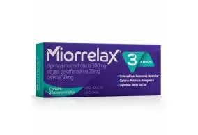 Miorrelax 300mg + 50mg + 35mg 20 comprimidos