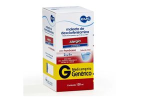 Maleato de Dexclorfeniramina 0,4mg/mL 120 ml