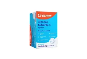 Algodão Hidrófilo Rolo Cremer 25g