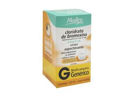 Cloridrato de Bromexina Medley xarope 4mg 120ml