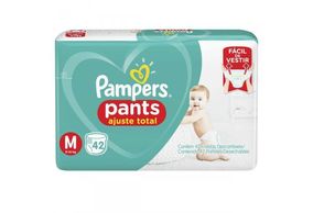 Fralda Pampers Pants Mega M 42 unidades