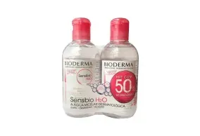 Kit Água Micelar Derma Bioderma Sensibio H2O 2 unidades 250ml cada