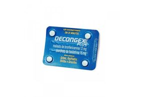 Decongex Plus 12mg + 15mg 4 Comprimidos