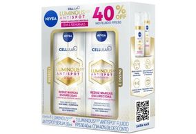 Nivea Cellular Luminous 630 Antispot Sérum 1 unidade com 30mL + Fluido FPS 50 1 unidade com 40mL 1 kit