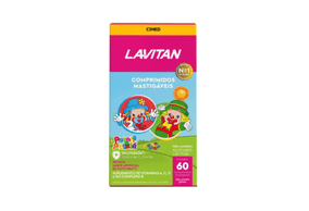 Lavitan Kids 60 Tutti-Frutti Comprimidos Mastigáveis