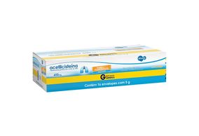 Acetilcisteína 600mg 16 envelopes EMS