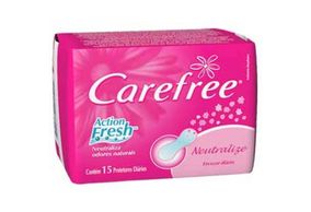 Absorvente Carefree Proteção sem Perfume 15 unidades