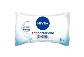 Sabonete Nivea Antibacteriano 3 em 1 barra 85g